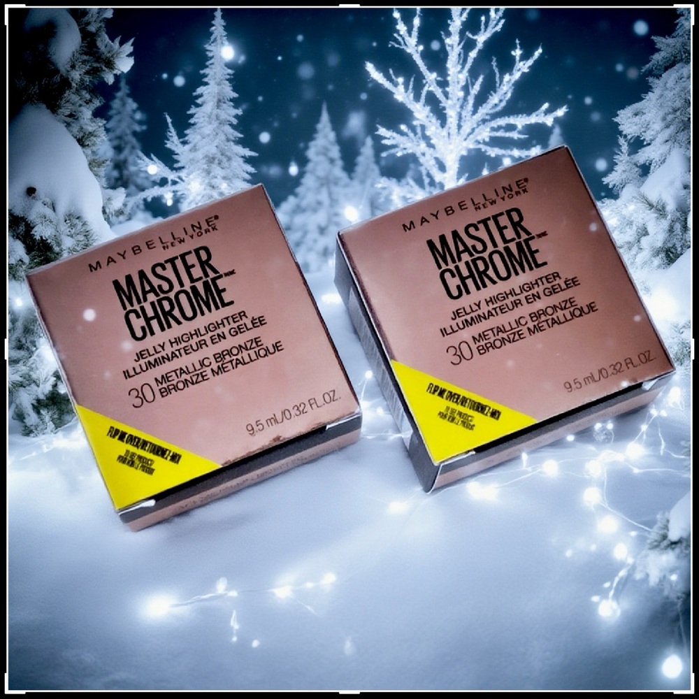 2 New Maybelline Master Chrome Jelly Highlighter - Picture 8 of 12